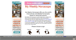 Desktop Screenshot of myweeklyhoroscope.com